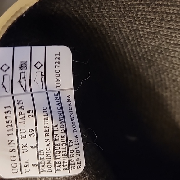 UGG SHOES OLIVE DRIZLITA WATERPROOF RUBBER WOOL RAIN BOOTS, WOMEN US 8 - Picture 11 of 11